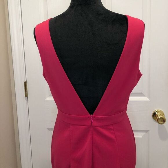 Pink tank midi pencil dress medium - Picture 6 of 10